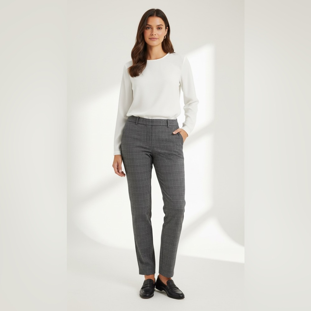 Original Use Charcoal Plaid Womens Pants